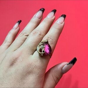 Pink and gold ring 💛🩷​​​​​​​​​​​​​​​